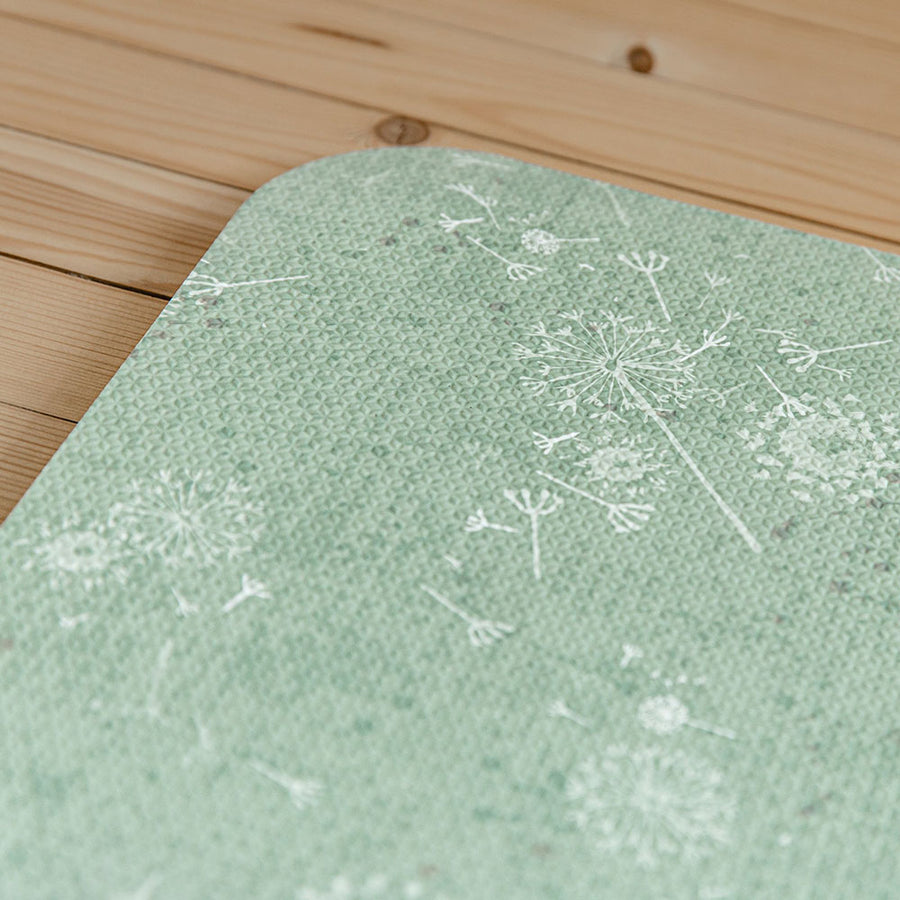 Green Playmat Dandelion Pattern 
